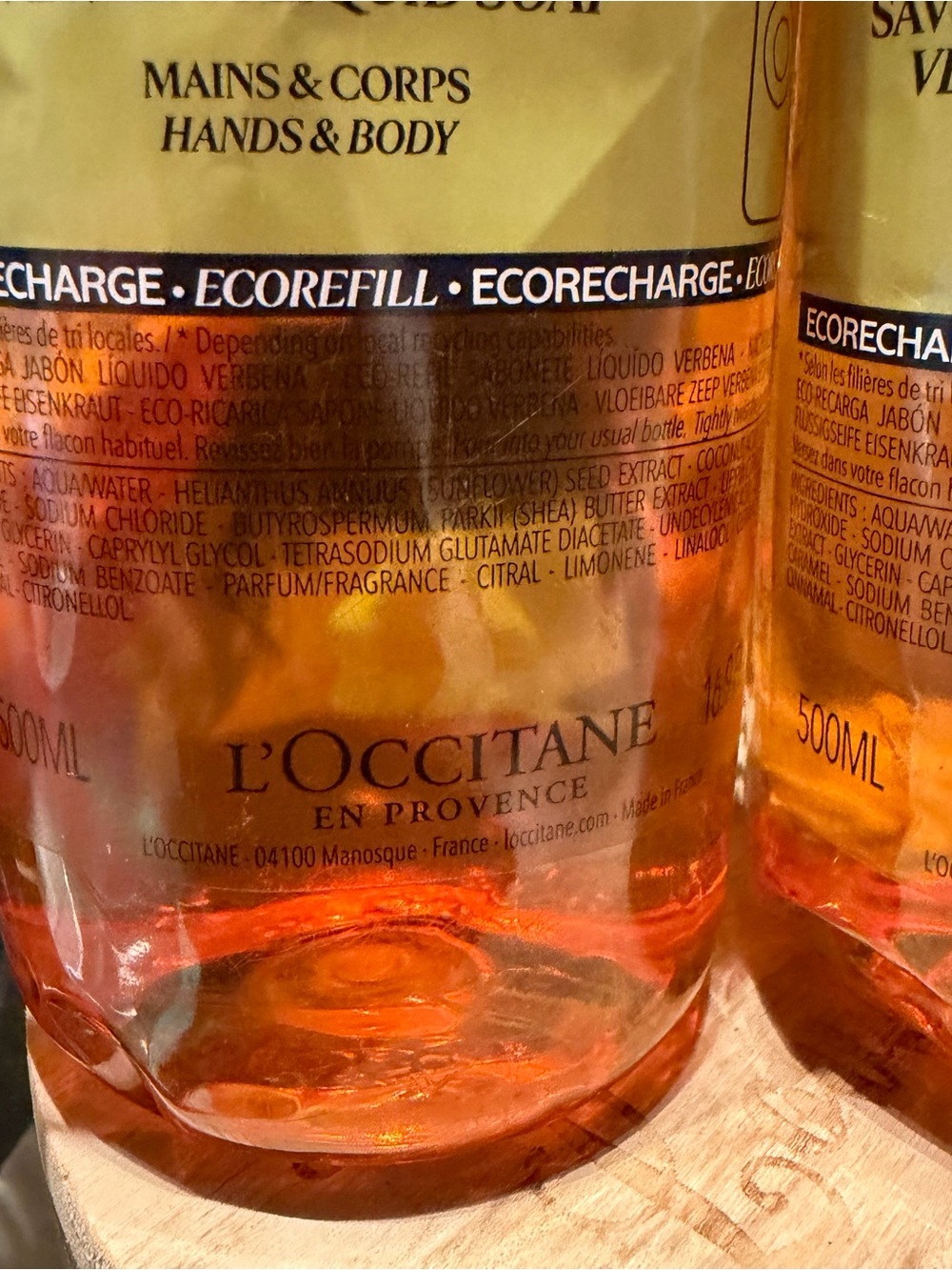 L'OCCITANE Verbena Liquid Soap Refill Duo 16.9 fl oz each L’Occitane hand & body - Picture 4 of 10